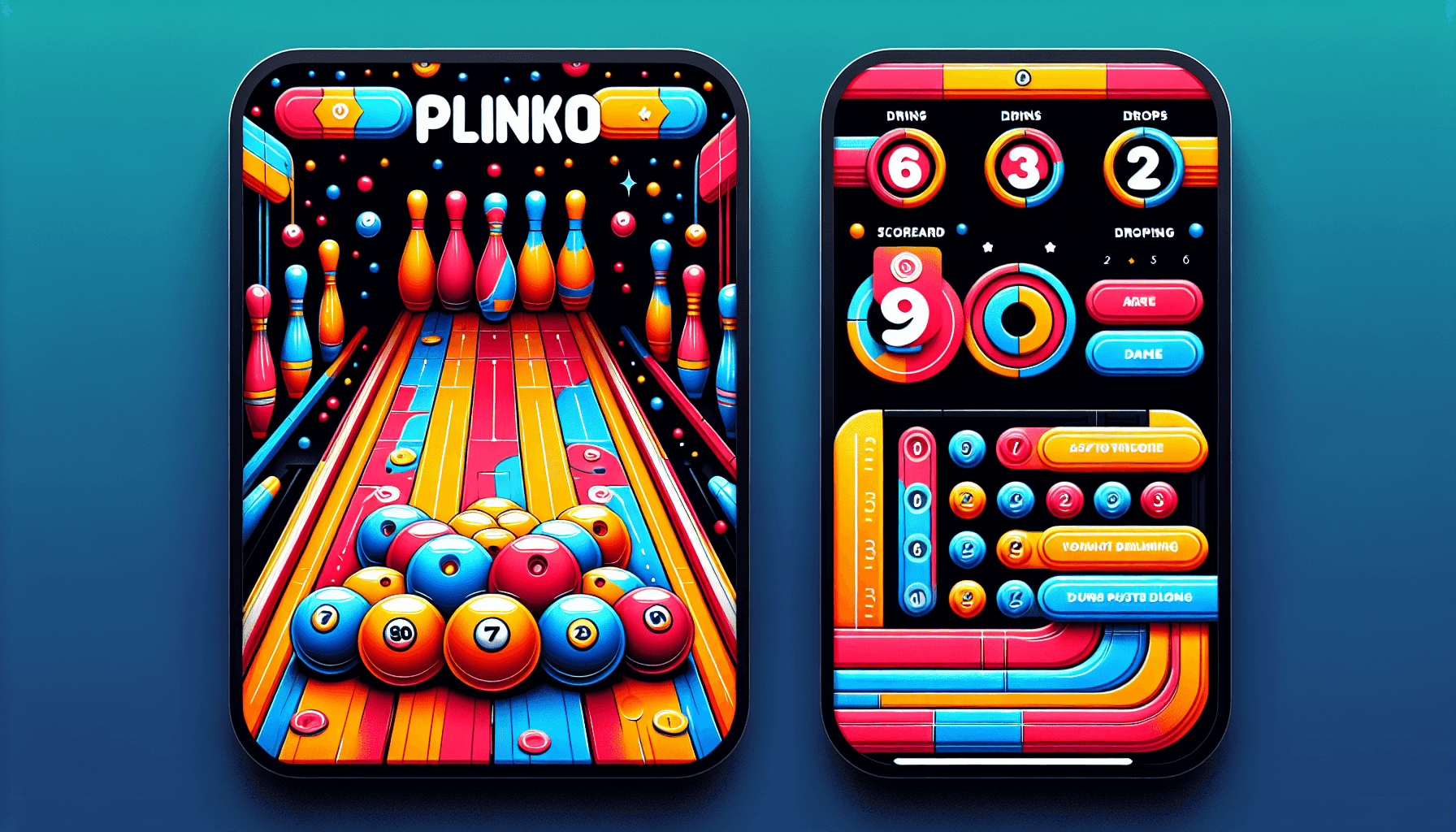 Plinko game interface